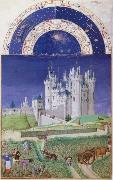 LIMBOURG brothers Les Tres Riches Heures du Duc de Berry oil painting artist